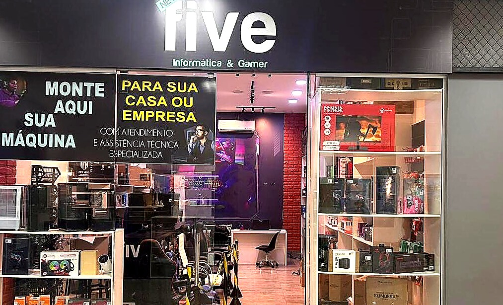 Loja física Five Informática no Perim Center, em Cachoeiro de Itapemirim